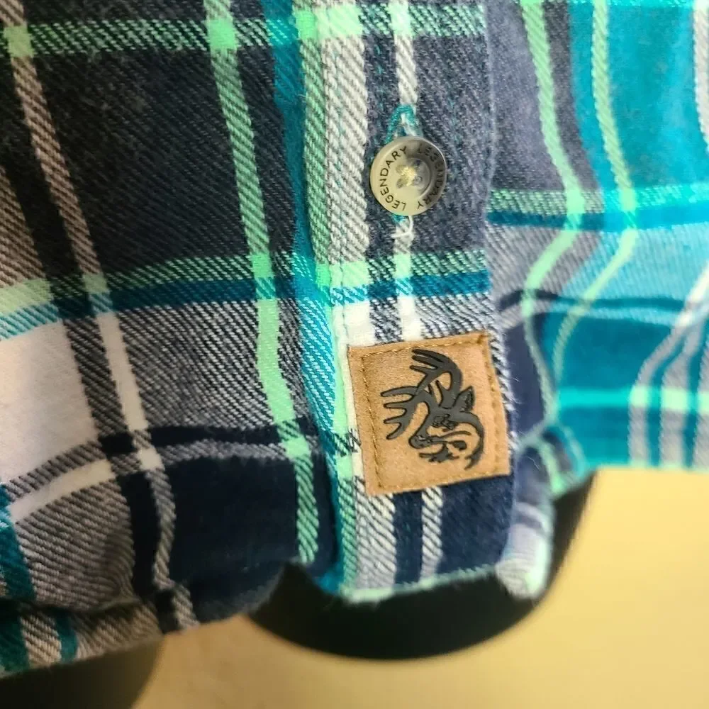 Legendary Whitetails Plaid Button Down